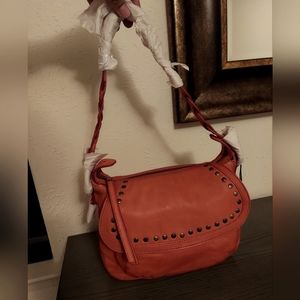 Frye, Burnt Orange, purse.